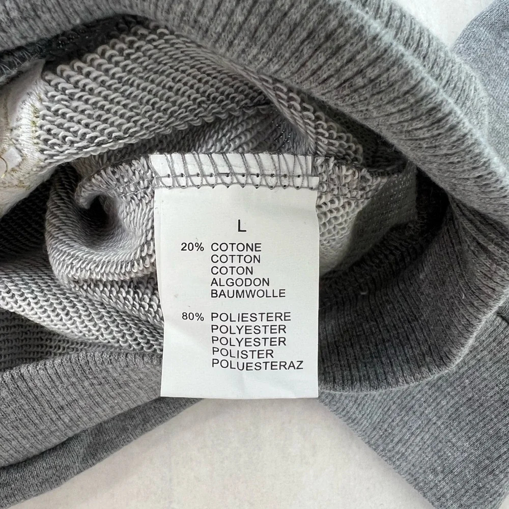 Corazon Women's Top Sweatshirt Shirt Light Grey Size L NWT - Picture 14 of 14